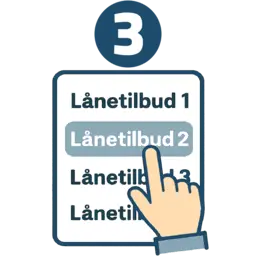 Vælg lånetilbud